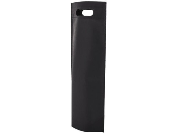 Bolsa de non woven para botella negro