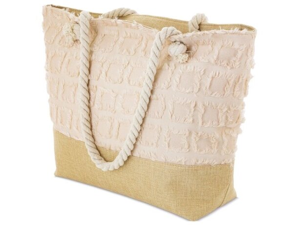 Bolsa Nature Elba de poliéster reciclado y algodón detalle 6