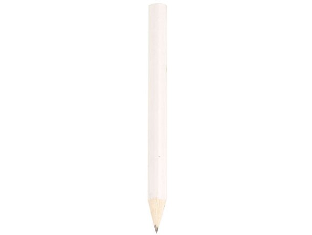 Lápiz de madera pequeño blanco