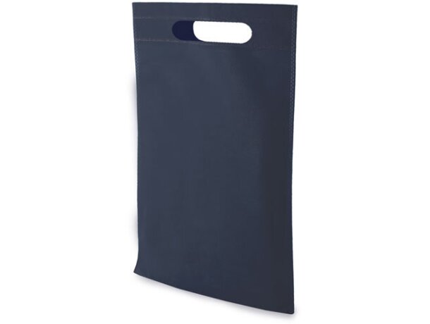 Bolsa de no tejido con asa integrada merchandising azul marino