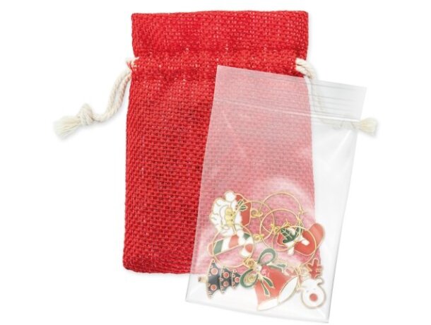 Aros navideños para copas Brindis personalizables con grabación detalle 2
