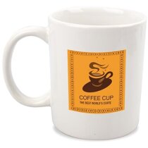 Taza de cerámica para sublimación a todo color personalizada blanca Taza de cerámica para sublimación a todo color personalizada blanca