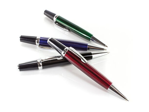 Bolígrafo elegante mini en metal barato azul