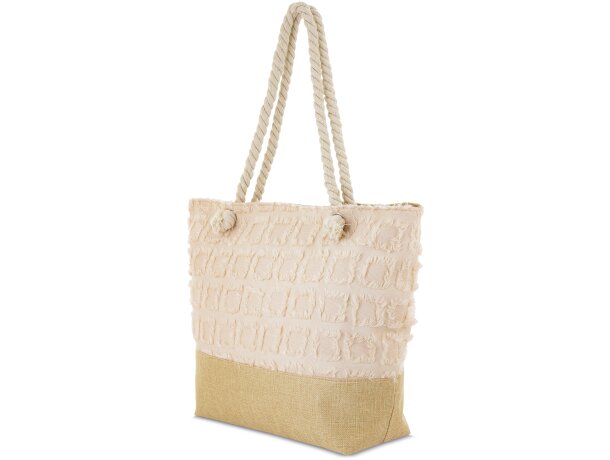 Bolsa Nature Elba de poliéster reciclado y algodón detalle 1