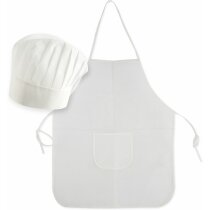 Set delantal y gorro infant nwblanco