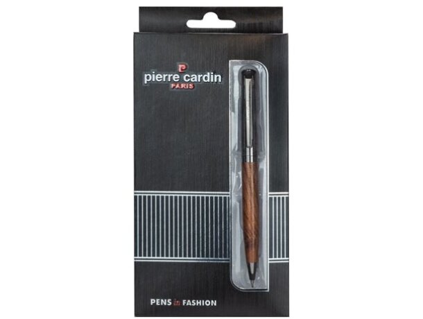 Bolígrafo madera y metal Pierre Cardin Panamera con estuche detalle 2