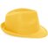 Sombrero con ala irregular amarilla