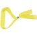 Pulsera bolita ajustable amarillo fluorescente