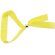 Pulsera bolita ajustable amarillo fluorescente