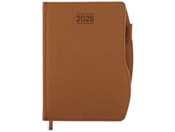 Agenda corporativa Trípoli polipiel rígida día página 176 hojas detalle 2