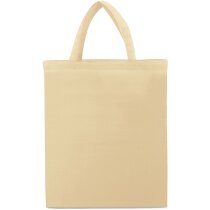 Bolsa de tela personalizada algodón asas cortas Gaya personalizada