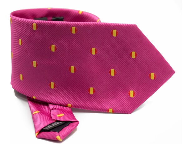 Corbata de microfibra en color personalizada