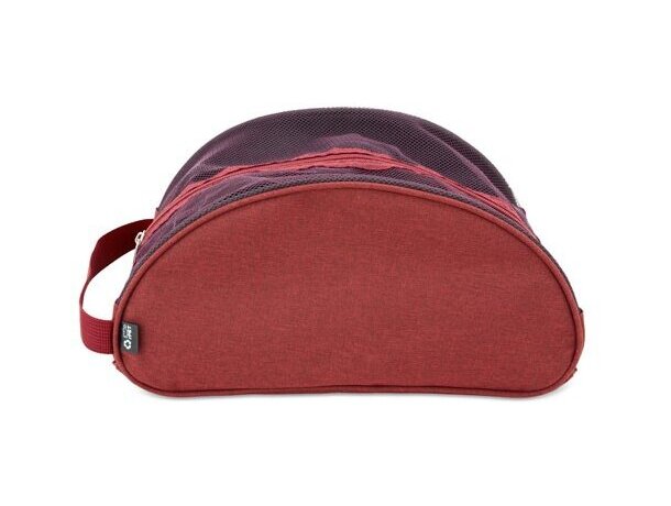 Zapatillero ventilado Zasar en RPET reciclado Burdeos detalle 2