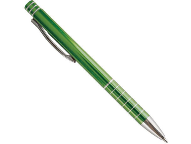 Bolígrafo de aluminio de pierre cardin verde