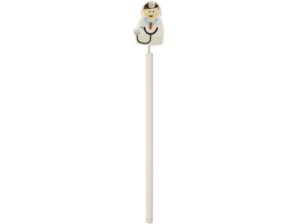 Lápiz con figura de médico personalizado Lápiz con figura de médico personalizado