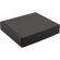 Caja de presentación cartón corrugado Qara kraft y negro Negro