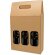 Caja carton ventana 3 botellas Treviso