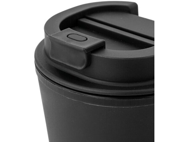 Vaso térmico hermético Tulcán 380ml con cinta de transporte Negro detalle 23