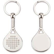 Llavero de metal raqueta barato