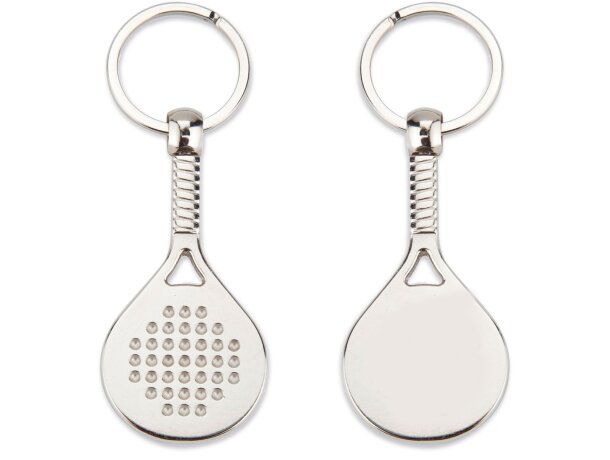 Llavero de metal raqueta barato