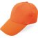 Gorra visera larga Visión naranja