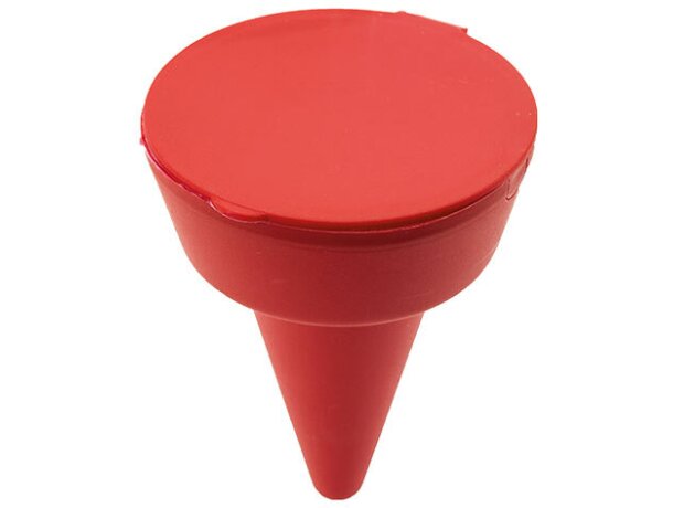 Colillero para la playa rojo