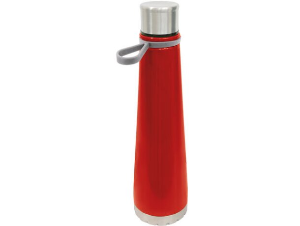 Botella acero "disen" rojo