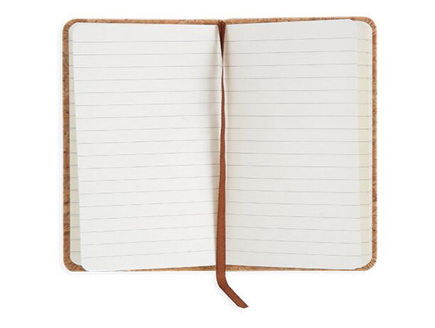 Bloc de notas con tapa de corcho