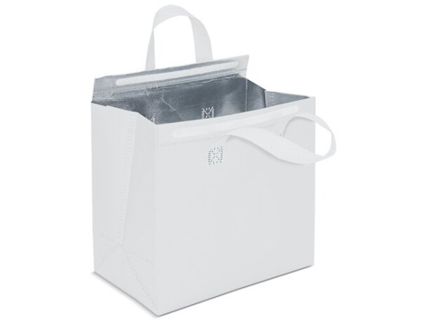 Bolsa conservadora de frío Buffet non woven aluminio Blanco detalle 2
