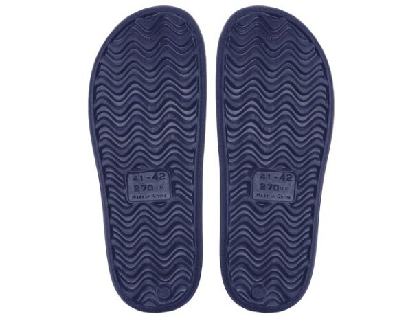 Chanclas Ribeira de goma eva personalizables para eventos Azul marino detalle 4