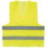 Chaleco de poliester de alta visibilidad amarilla