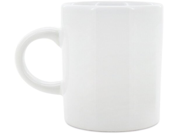 Mug Coffee publicitario cerámica 100ml blanca sublimación espresso
