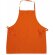 delantal de algodón 100% naranja