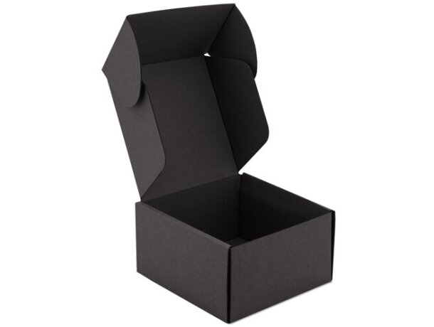 Caja de presentación cartón corrugado Mitsa kraft negro Negro detalle 4