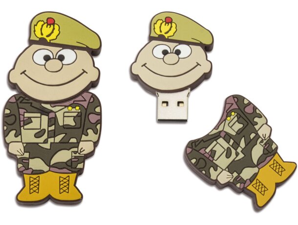 USB Soldado 32gb con opción de grabación personalizada detalle 2