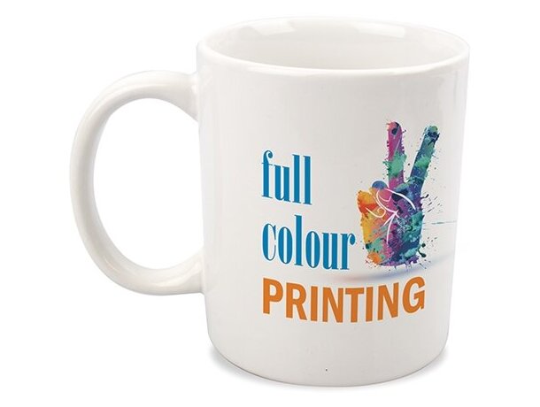Taza clásica blanca 250 ml personalizado blanco