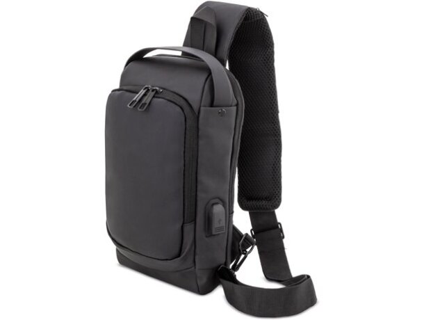 Bandolera Tyler con conexión usb y sistema antirrobo detalle 7