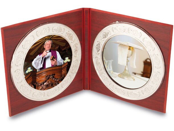 Retablo Duo Plata personalizada