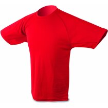Camiseta técnica tallas de niño color roja Camiseta técnica tallas de niño color roja