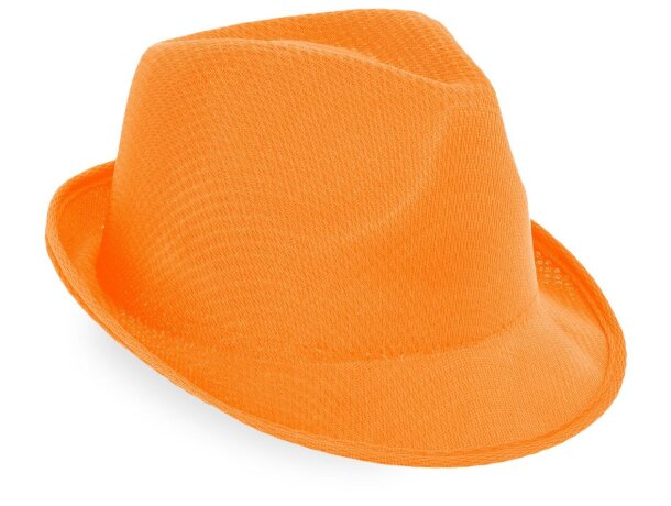 Sombrero premium amarillo naranja fluorescente