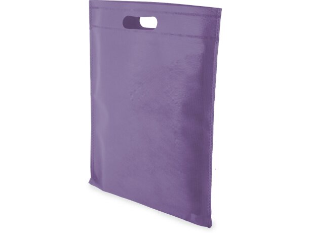 Bolsa de non woven 25 x 35 cm personalizada lila