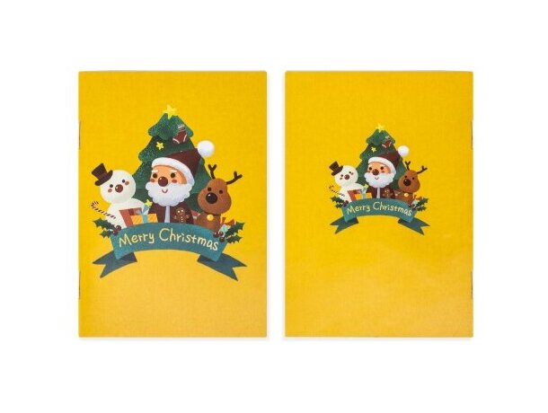 Set 20 libretas navideñas Artikum con 5 diseños diferentes detalle 2