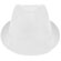Sombrero con ala irregular blanco