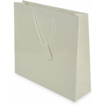 Bolsa de papel plastificado en varios colores blanca Bolsa de papel plastificado en varios colores blanca