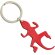 Llavero aluminio Lagarto Ibiza rojo