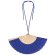 Abanico Calpe con cuerda ajustable de poliéster y madera Azul royal detalle 5