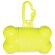 Portabolsas forma hueso Perrete amarillo fluorescente