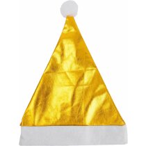 Gorro de Navidad metalizado barato oro Gorro de Navidad metalizado barato oro