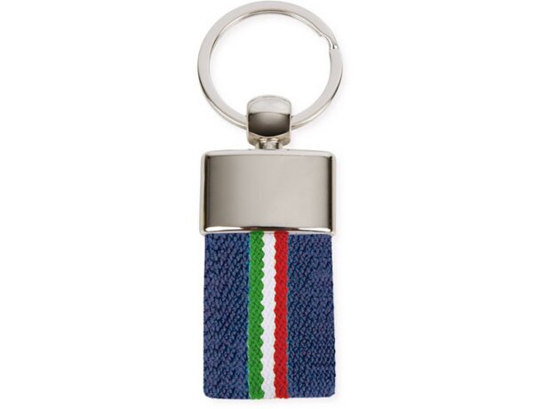 Llavero cinturon bandera Derex Italia/azul marino detalle 9
