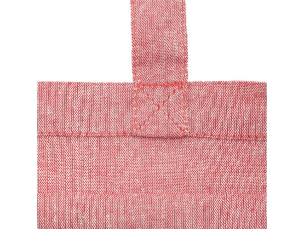 Bolsa jaspe algodón 130 gr rojo